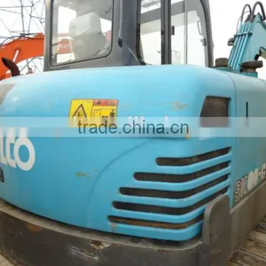 SK55 Mini Crawler Excavator Used SK55 5.5t Mini Crawler Excavator Second Hand Kobelco SK55 5.5t Mini Crawler Excavator thumbnail-2