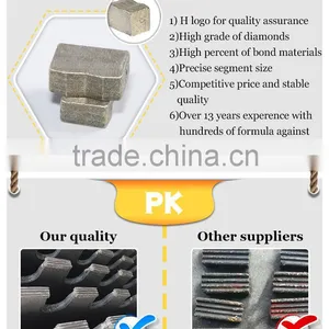 High Quality High Efficient Diamond Marble Segment Marble Stone Cutting Segment thumbnail-2