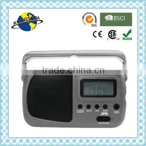 Gorgeous Multiband Portable AM FM Digital Tuning Clock Radio thumbnail-1