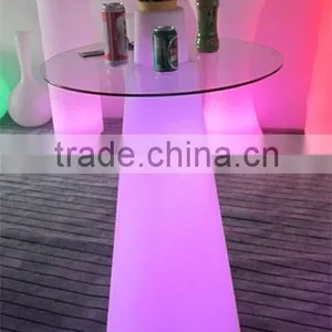 PE Plastic Bar Table With LED Light and Remote Control YXF-50120H thumbnail-6