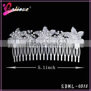 Reasonable Price From Factory Wholesale Hair Jewelry Flower Hair Comb Wedding Accessories Bride Hair thumbnail-3