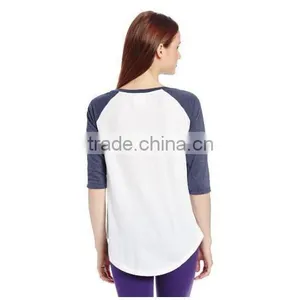 Ladies 3/4 Sleeve Raglan T-shirt thumbnail-6