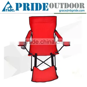 Outdoor Beach Folding Chair Treadle Armrest Outdoor Aluminium Folding Beach Chair thumbnail-1