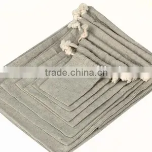 Reusable Plain Jute Bag /jute Drawstring Bag/ Promotion Bag thumbnail-1