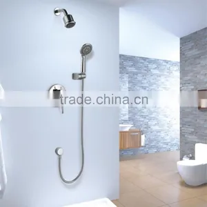 Polished Surface Treatment Brass Concealed Ceiling Bathroom Rain Shower CS028 thumbnail-2