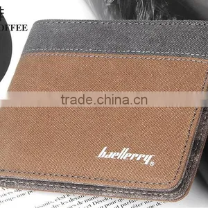 Stock Fashion Black Check Grain Wallet for Men thumbnail-4