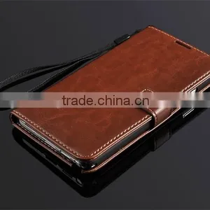 Mobile Phone Card Slot Stand Holder pu Leather Flip Cover Case for Samsung c4 thumbnail-5