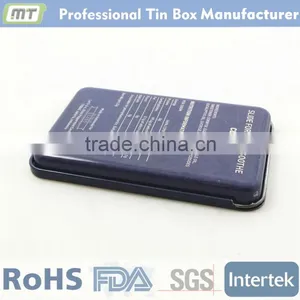 Colorful Print Small Tin Drug Packaging Box With Slide Lid thumbnail-3