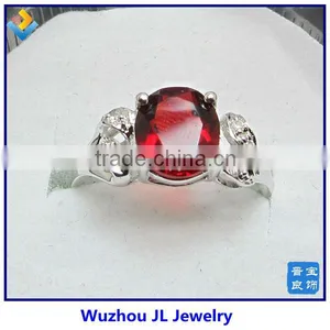 Ruby Corundum Gems Ring 925 Sterling Silver Ring Jewelry thumbnail-1