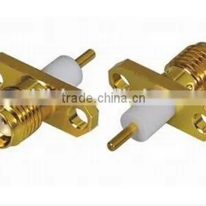 High Quality Female Flange rf Brass SMA Connector thumbnail-1