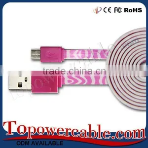 Best Noodle Flat Usb Micro Cable Data Transfer Cable Usb Cable For Samsung S7 thumbnail-5