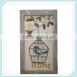 Antique Wood Wall Decor thumbnail-1