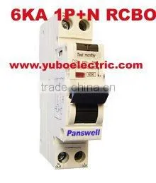 6KA 1P+N RCBO Residual Current Circuit Breaker thumbnail-1
