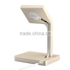 Original USAMS Aluminum Metal Charging Stand Holder Rechargeable Bracket For 38MM Apple Watch MT-3917 thumbnail-5