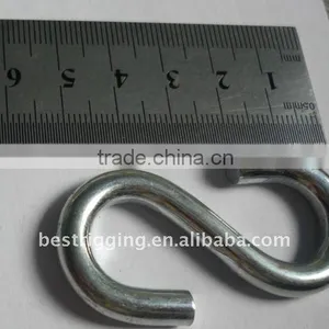 Black Metal Spray-paint S Hook, Metal S Hook (80mm Long) in Rigging Hardware China Factory thumbnail-5