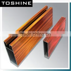 6060 T5 Wood Color Surface Treatment Aluminum Profile Extrusion thumbnail-5