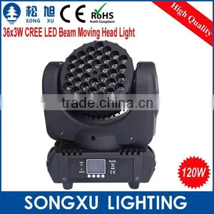 36*3w Factory Price Rgbw Moving Head Led Beam for Stage Used thumbnail-1
