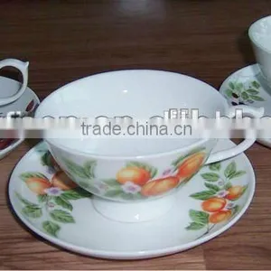 Hotel&restaurant Ceramic Cup&saucer,flower Porcelain Coffee Set thumbnail-4