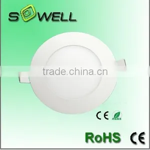 85-265V 18W 2835SMD 6000K D225*23mm Plastic+Aluminum Indoor Recessed LED Panel Lights thumbnail-1