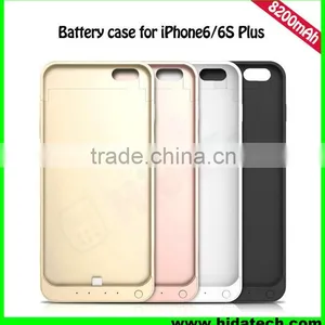 Hot Selling 8200mah Battery Power Case for IPhone 6 IPhone 6 Plus Backup Battery Phone Case thumbnail-5