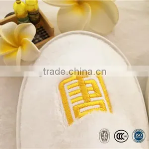 Star Hotel Senior Cut Pile Bathroom Slipper With Gold Embroidary Logo thumbnail-2