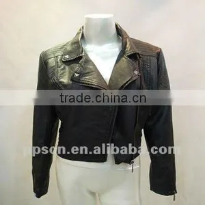 2015 ss Fashion Model Ladies' Punk Style Fur Jacket,made in China thumbnail-1