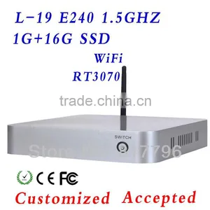 Very Small but Powerfull PC Small Desktop pc Case Mini Itx Htpc Case Itx Case 2.5 Inch 16G SSD Hard Drive Capacity thumbnail-1