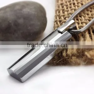 High Quality Custom Shinny Tungsten Carbide Pendant Necklace thumbnail-6