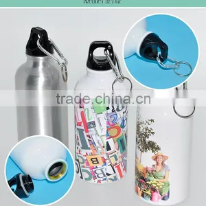 400ML Silver Sublimation Sports Water Bottle thumbnail-5