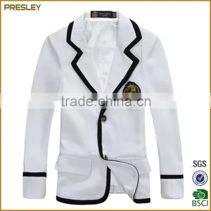 Presley OEM New Arrival Custom Suit Cheap Children Clothes Cotton Blazers thumbnail-5