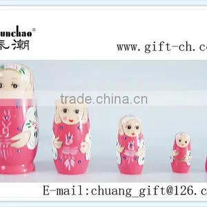 Wooden Russion Nesting Doll thumbnail-1