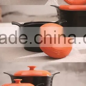 Chaozhou MUYAN Ceramic Casserole Soup Pot Round Shape With Handle thumbnail-4