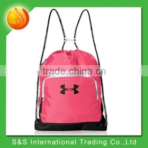 Durable Recycled 210D/PU Polyester Drawstring Backpack thumbnail-2