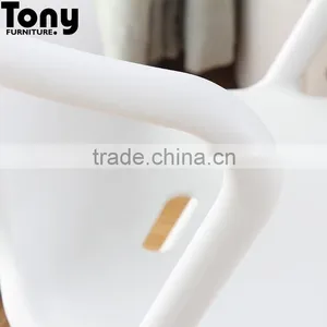 Classic Living Room Furniture White Plastic Chair thumbnail-4
