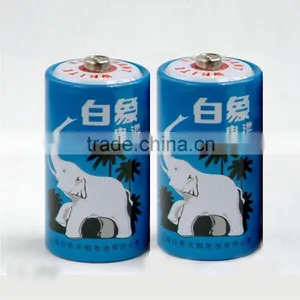 Top Selling White Elephant R20 D UM-1Metal Jacket Carbon Zinc Battery thumbnail-1
