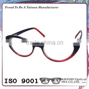 Cat Eye Shape With Gradient Colors Glasses Frame thumbnail-2