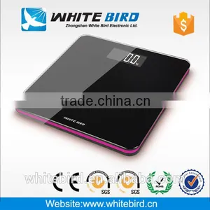 150kg LCD Colorful Plastic Interlayer Tempered Glass Electronic Digital Body Weighing Bathroom Scale thumbnail-6