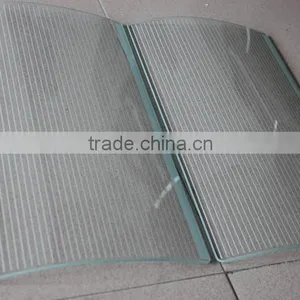 Curved Tempered Glass Silkcreen Printing With AS/NZS2208:1996, BS6206, EN12150 Certificate thumbnail-3