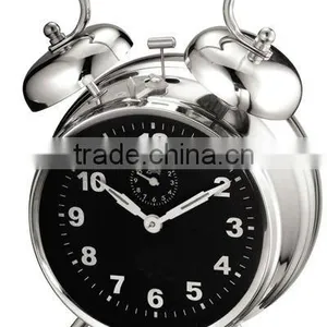 4.5 Inch Metal Case Mechanical Alarm Clock Movement, Desktop Clock thumbnail-6