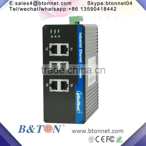 IP30 IP40 1000M Base-FX and 10/1000M Base-TX Industrial Ethernet Switch thumbnail-2