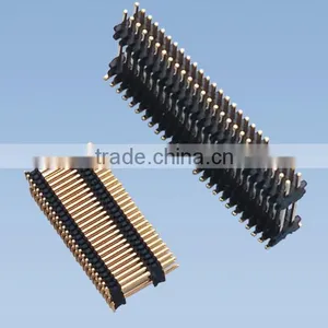 0.8mm Pitch Double Row Double Plastic SMT Type Pin Header thumbnail-1