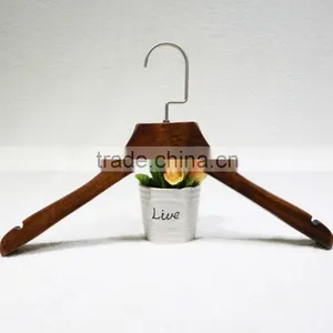 Solid Wood Classic Top Wooden Hanger for Clothes thumbnail-1