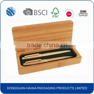 Luxlury Custom Logo Design Wooden Pencil Box for Kids thumbnail-1