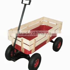 Cheap Four Wheeler Outdoor Pulling Along Toy Cart TC1831 thumbnail-2