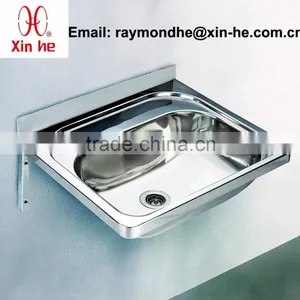 Australia Commercial Wall Hung Stainless Steel Hand Wash Basin Laundry Sink Tub thumbnail-1