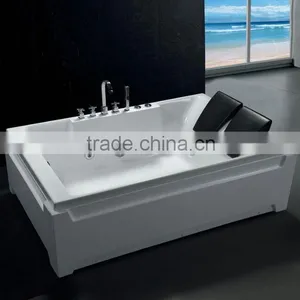 Indoor Bathtub for Bubble Machine Spa Bath Hot Tub for Big Size People thumbnail-1