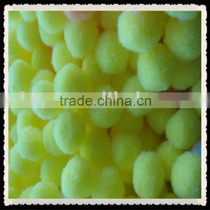 Beautiful Yellow Pom Pom With High Quality Low Price for Christmas Decorations thumbnail-1