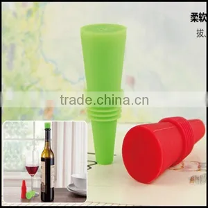 HOT Sell Silicone Wine Bottle Stopper and Pourer thumbnail-1
