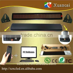 Promotion! M500N-780R(P7.62-7x80Red) 5VDC100-240V AC Use Programmable Led Moving Message Display Scrolling Text Sign Panel Board Quality Choice thumbnail-4