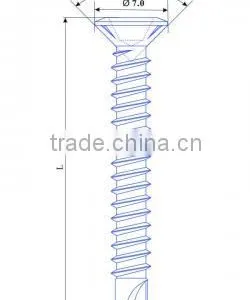 Self Drilling Screw With Metric Thread WINDOW SCREWS thumbnail-1